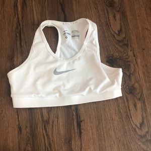 White Girls Nike Sports Bra